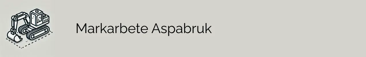 Markarbete Aspabruk