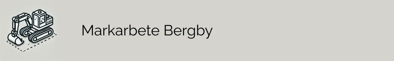 Markarbete Bergby