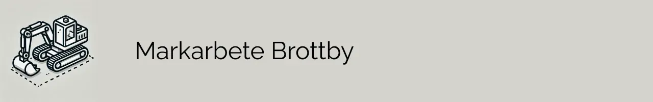 Markarbete Brottby