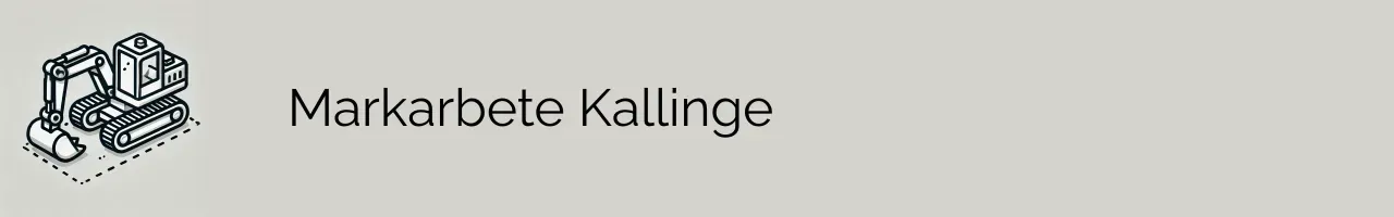 Markarbete Kallinge