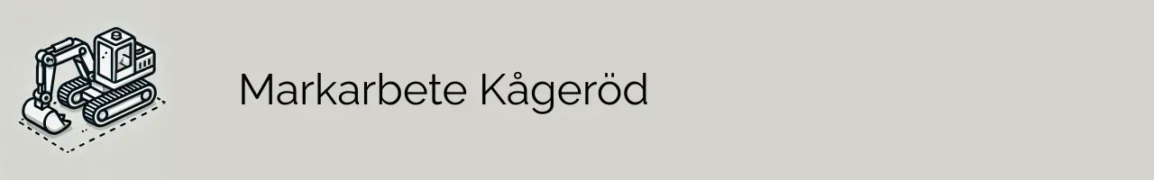 Markarbete Kågeröd