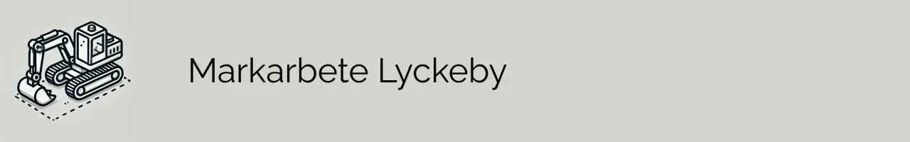 Markarbete Lyckeby