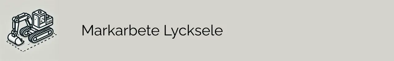 Markarbete Lycksele