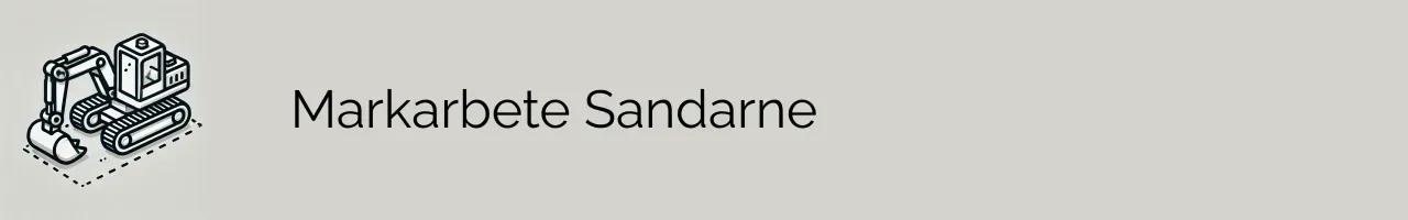 Markarbete Sandarne