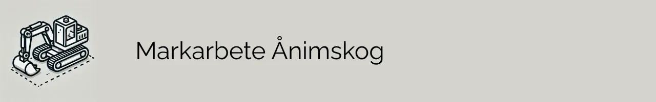 Markarbete Ånimskog